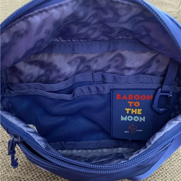 Baboon to the Moon Blue Crossbody Bag- never used - Picture 6 of 6